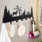 Wall Mounted Key Rack | Metal Key Rack Hook Organizer | Metal Key Organizer with 7 Hooks Wall Decoration for Front Door, Hallway, Kitchen, Office